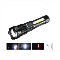 GENERICO - Linterna De Mano Luz Led Con Zoom Recargable 3000m
