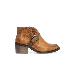 GIANI DAFIRENZE - Botin Mujer De Cuero Berta Camel C6