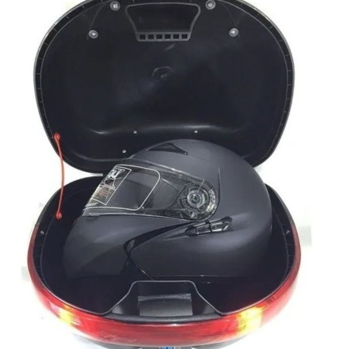 GENERICO - MALETA VM DESMONTABLE DE MOTO CON REFLECTANTE ROJO
