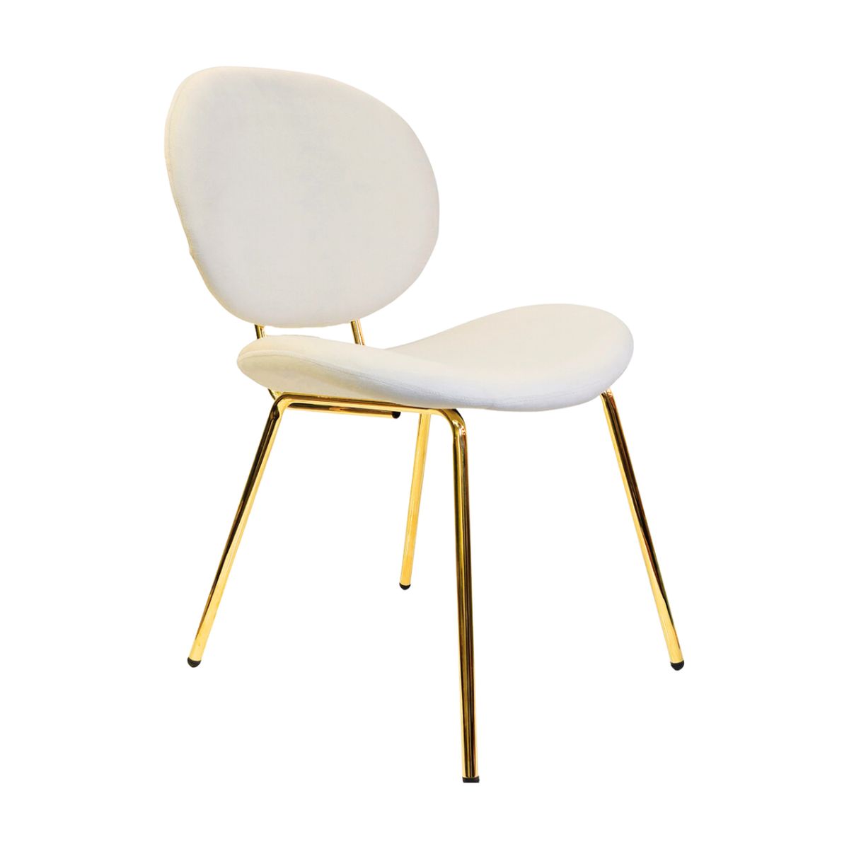 PANDALINO - Sillón Angelica Beige - Terciopelo - Diseño Único