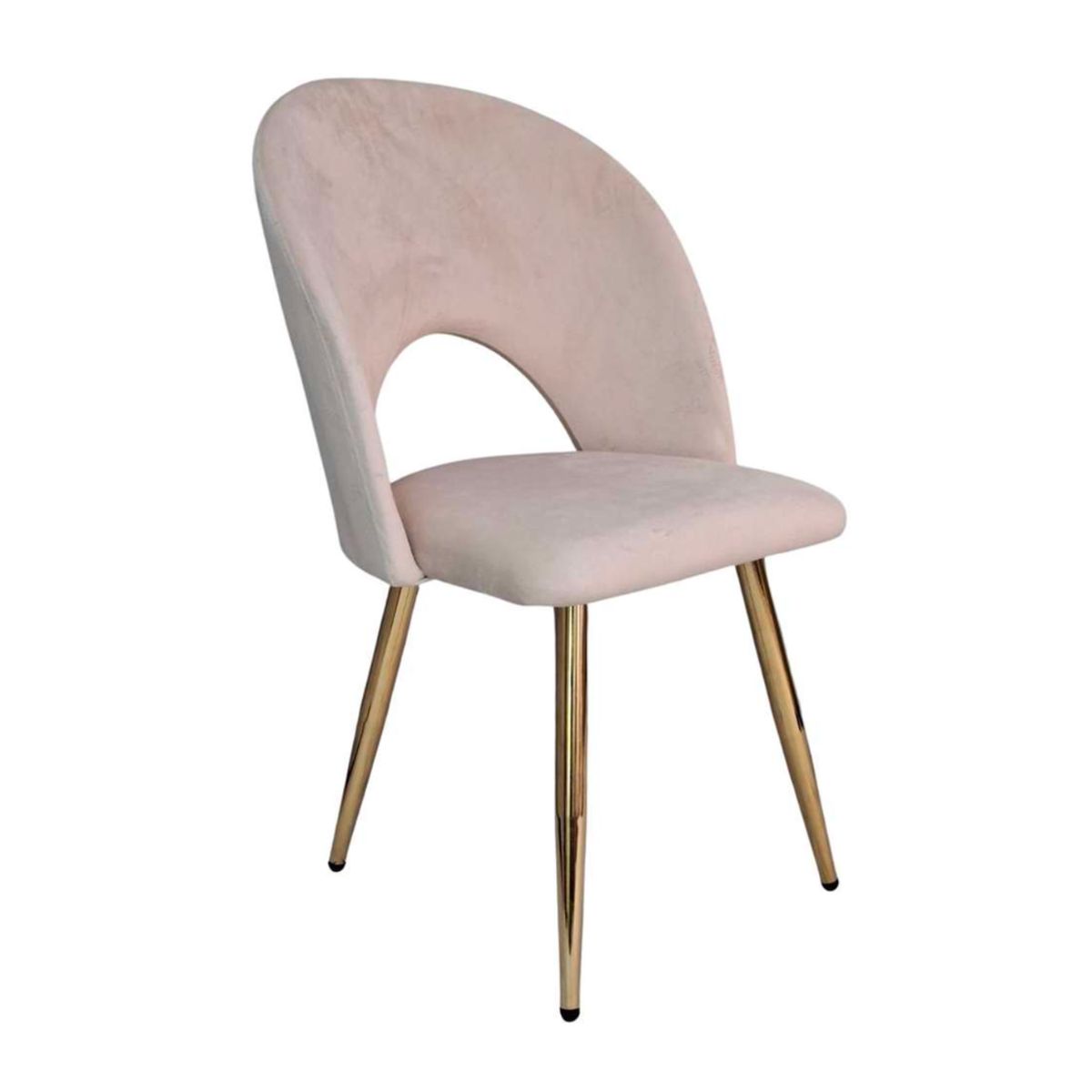 PANDALINO - Sitial Delia Beige - Terciopelo - Elegancia y Confort