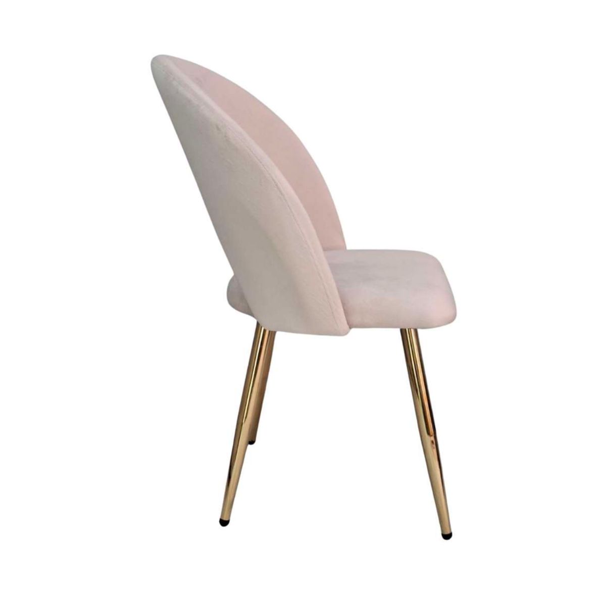 PANDALINO - Sitial Delia Beige - Terciopelo - Elegancia y Confort