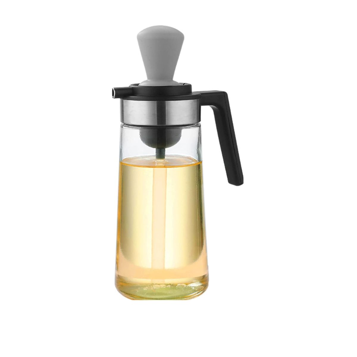 GENERICO - Dispensador de aceite con cepillo utensilio botella aceitera cocina