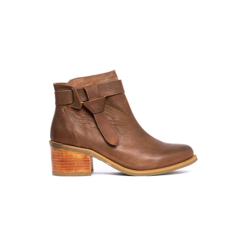 GIANI DAFIRENZE - Botin Mujer De Cuero Grace Café C2