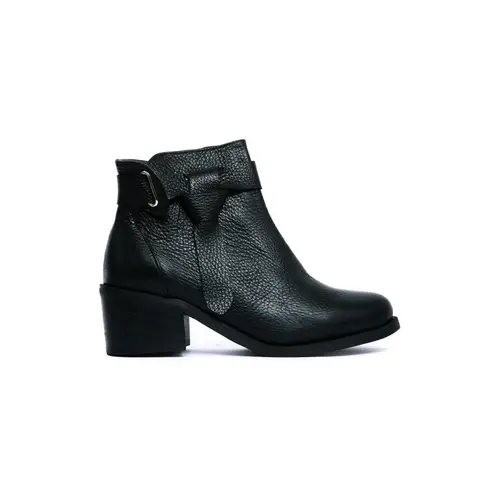 GIANI DAFIRENZE - Botin Mujer De Cuero Grace Negro C1.