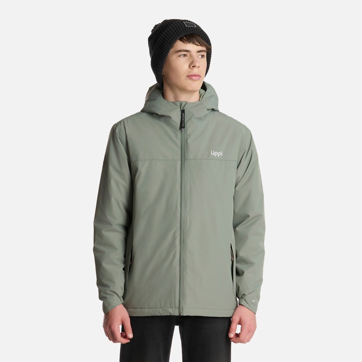 LIPPI - Chaqueta Teen Boy Cold Place B-Dry Hoody Jacket Jade Oscuro Lippi