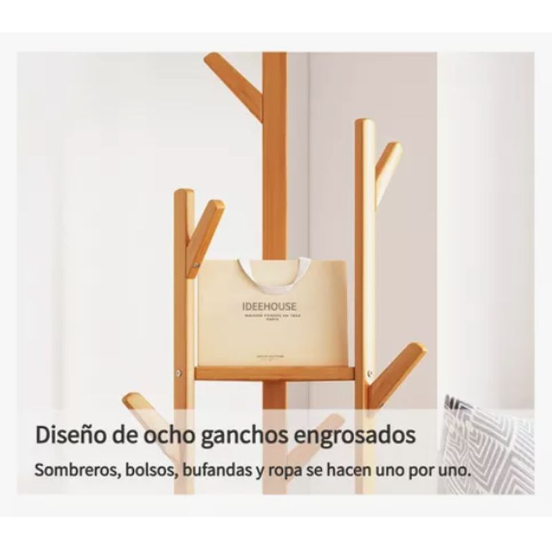 GENERICO - Perchero De Pie De Arbol Ganchos De Ropa Para Dormitorios