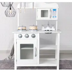 GENERICO - Cocina De Madera Para Niños Y Niñas Con Horno De Juguete