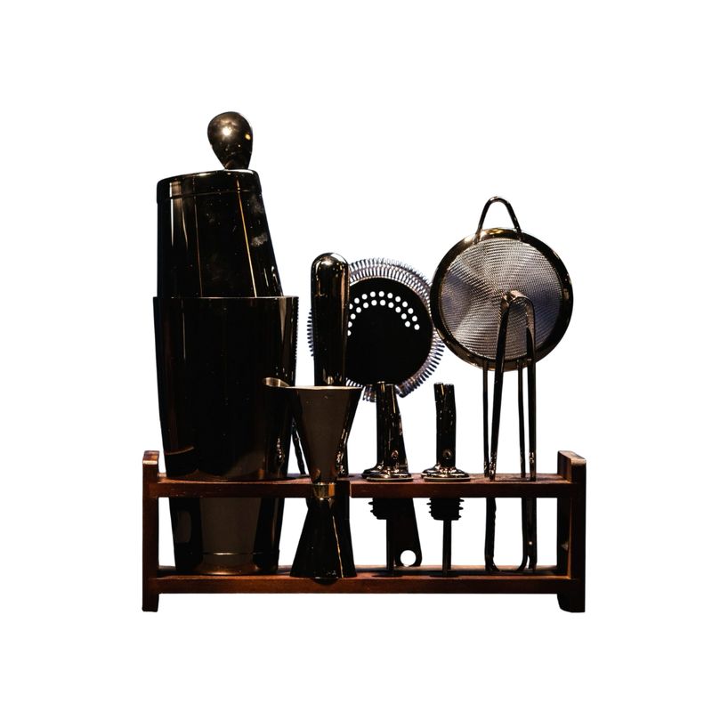 MOOR - Set Coctelería Profesional 12 Pzs Negro, Bar, Bartender