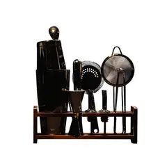 MOOR - Set Coctelería Profesional 12 Pzs Negro, Bar, Bartender