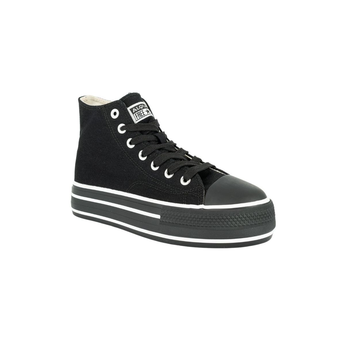 ALQUIMIA - Zapatilla Mujer Negro Daphne Alquimia