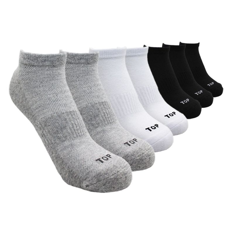 TOP - Calcetines Deportivos Tobilleros Tricolor Pack 7 C1 Top