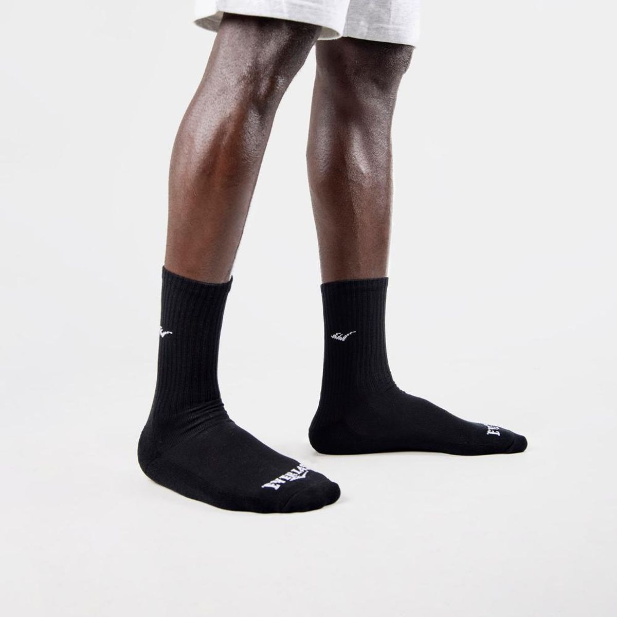 EVERLAST - Tripack Calcetines Crew Negro Everlast - Negro