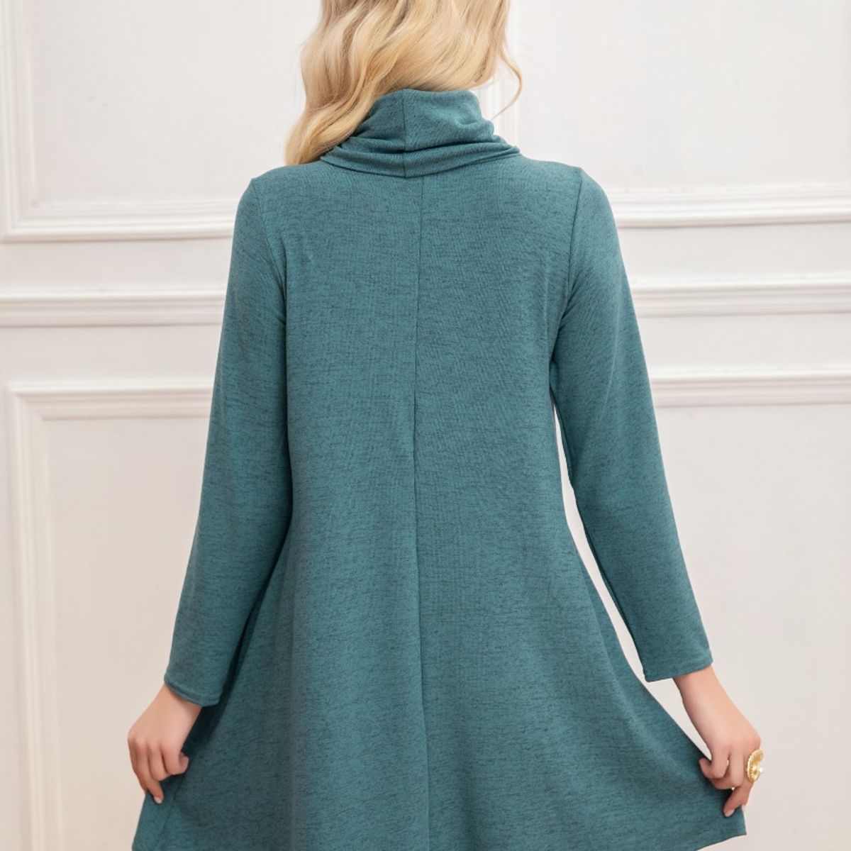 LIKE SHOP - Mini Vestido Corto Mujer Manga Larga Casual y Eventos 2002