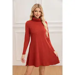 MPROPIA - Mini Vestido Corto Mujer Manga Larga Casual y Eventos 2002
