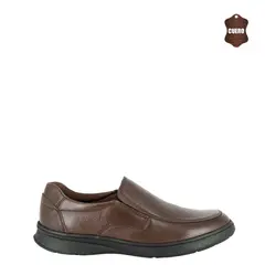 LONDON ADIXT - Zapato de Cuero Hombre Café Nardo