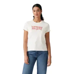 LEVIS - Polera Mujer Floral Bandana Print Blanco