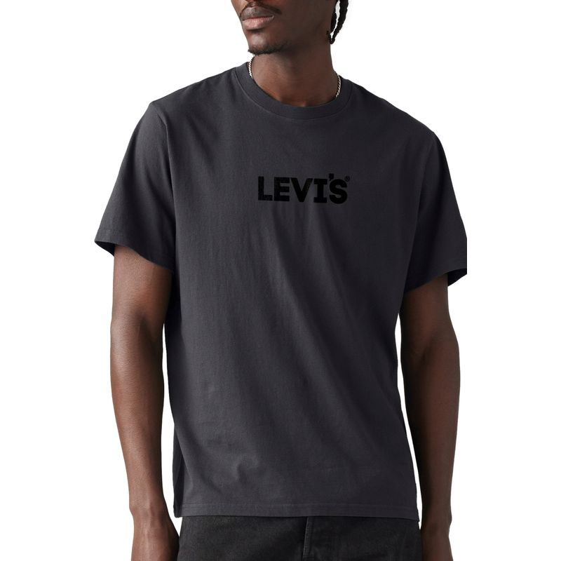LEVIS - Polera Hombre Ss Relaxed Fit Tee Negro Levis