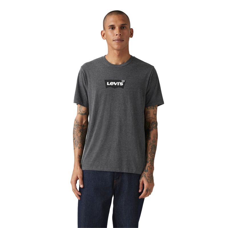 LEVIS - Polera Hombre Graphic Crewneck Tee Negro Levis