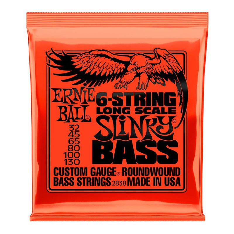 ERNIE BALL - SET CUERDAS BAJO ELECTRICO 6 Ernie Ball Slinky 2838