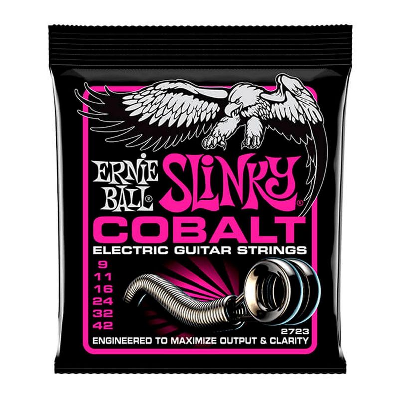 ERNIE BALL - CUERDAS DE GUITARRA Ernie Ball 2723 COBALT SUPER SLINKY