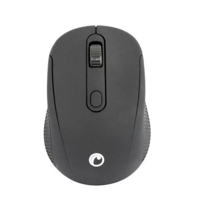 MACROTEL - Mouse Inalámbrico Óptico Usb Fiddler Negro