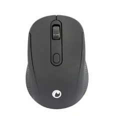 MACROTEL - Mouse Inalámbrico Óptico Usb Fiddler Negro