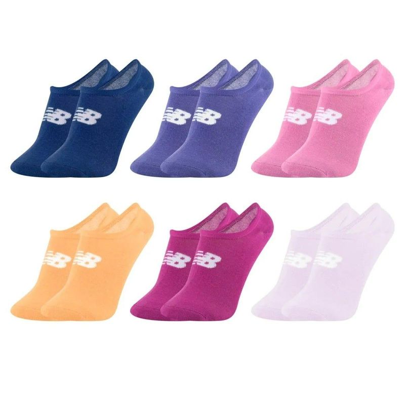 NEW BALANCE - Calcetines 6 Pares Running Mujer New Balance Low Multicolor