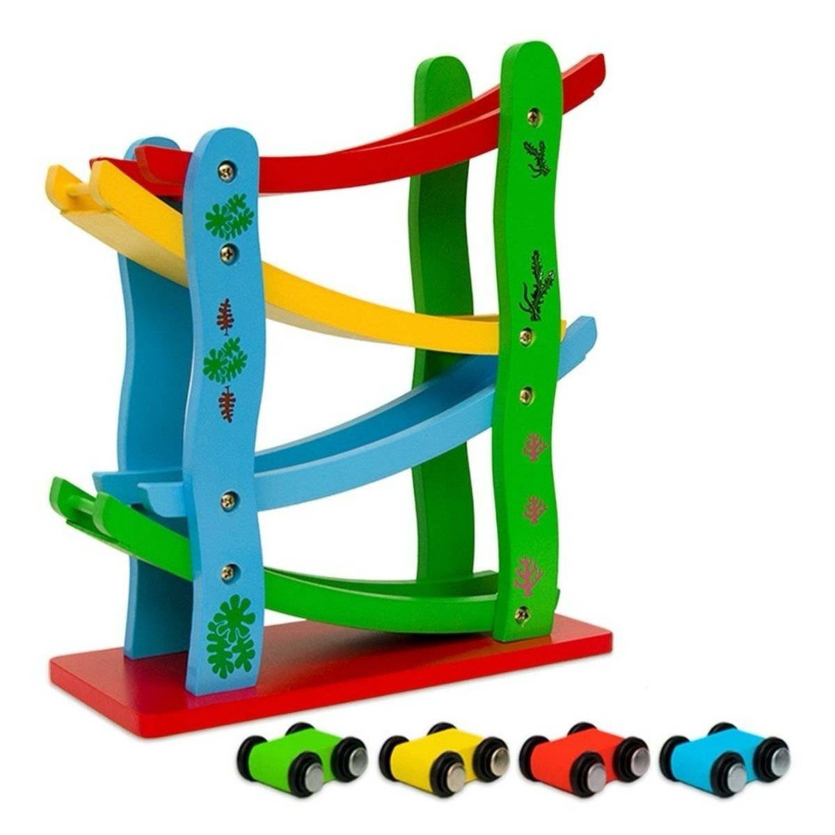 GENERICO - Autopista De Madera Juguete Montessori