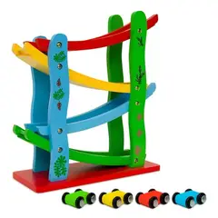 GENERICO - Autopista De Madera Juguete Montessori