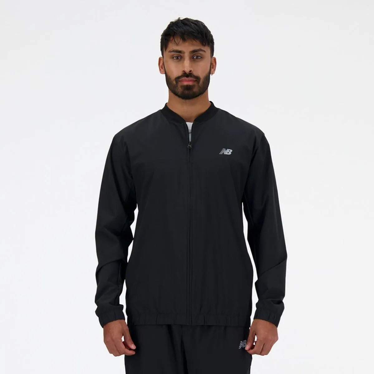 NEW BALANCE - Chaqueta Lifestyle Hombre New Balance Stretch Bomber Negra