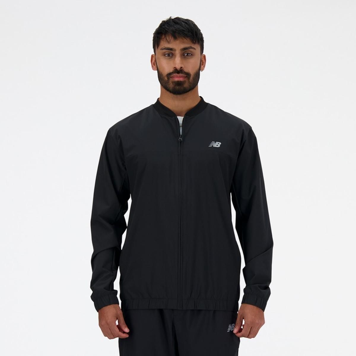 NEW BALANCE - Chaqueta Lifestyle Hombre New Balance Stretch Bomber Negra