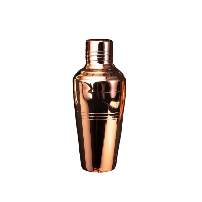 MOOR - Coctelera Japonesa Cobre 510 ML, 3 Piezas, Coctel, Bar