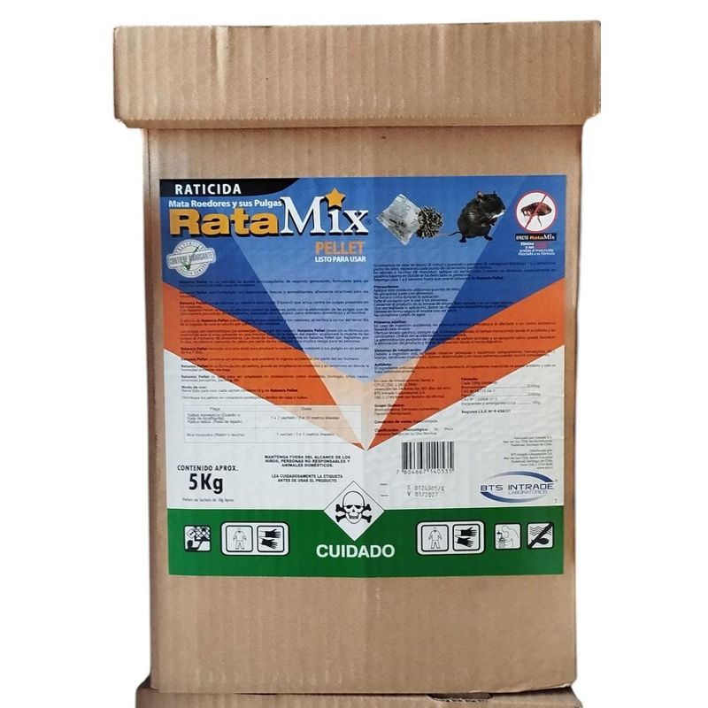 GENERICO - RATICIDA PELLET RATAMIX 5KG