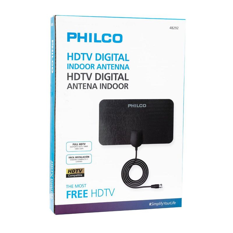 PHILCO - ANTENA HDTV DIGITAL PHILCO - Negro