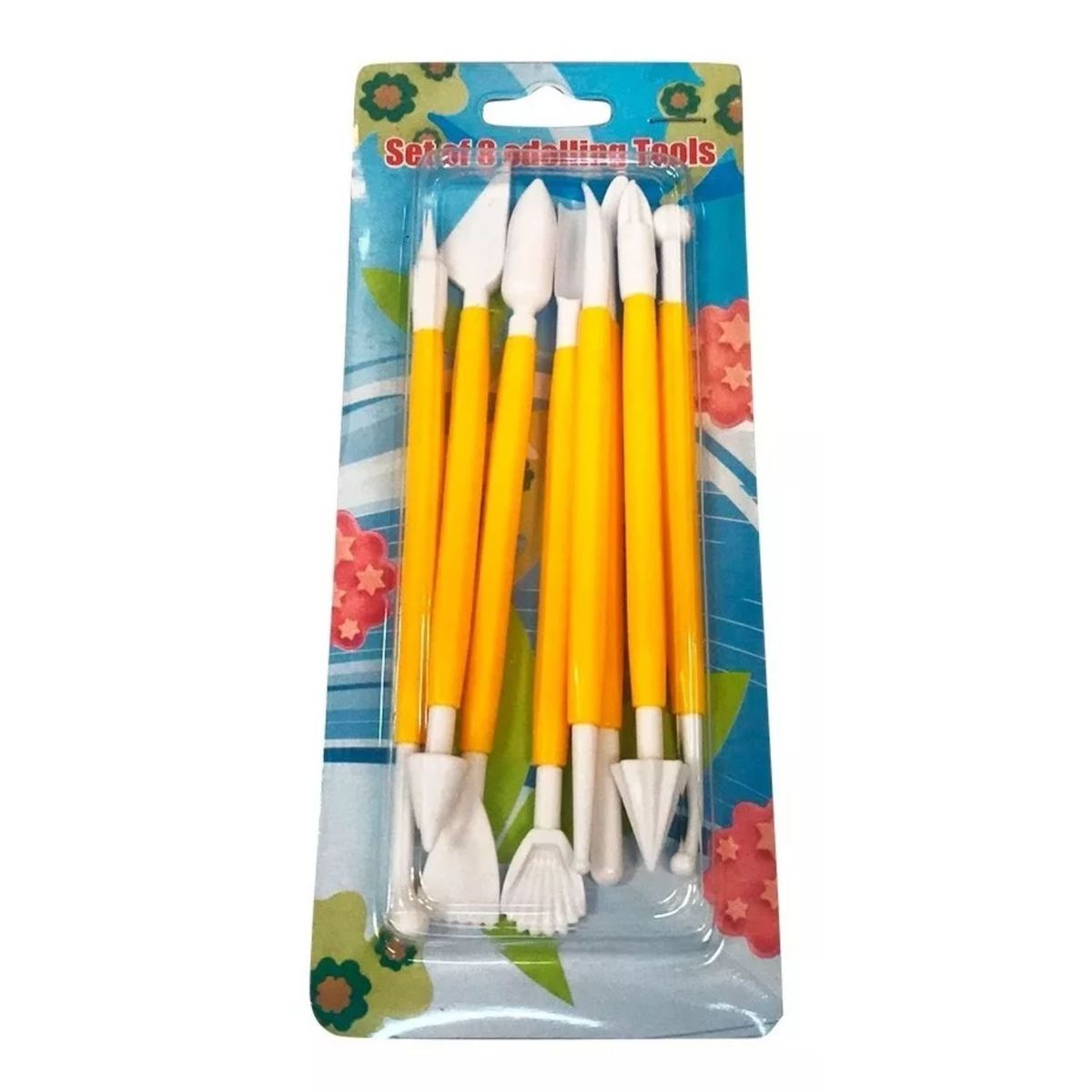 GENERICO - Estecas Para Repostería 8 Piezas Doble Punta Modelar Fondant.