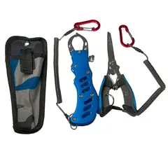 GENERICO - Set de alicate y pinza para pesca AZUL