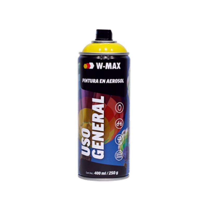 GENERICO - PINTURA AMARILLO SPRAY W-MAX 400ML