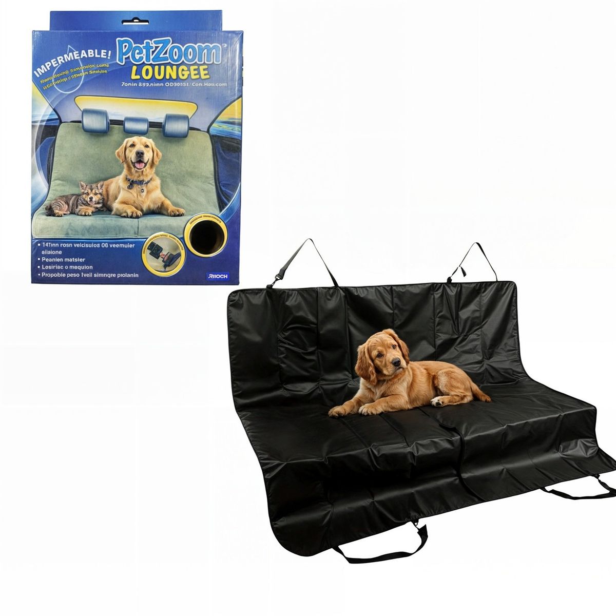 GENERICO - funda cubre asiento mascotas auto cobertor perro auto