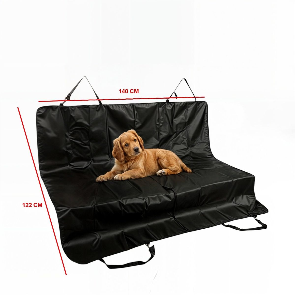 GENERICO - funda cubre asiento mascotas auto cobertor perro auto