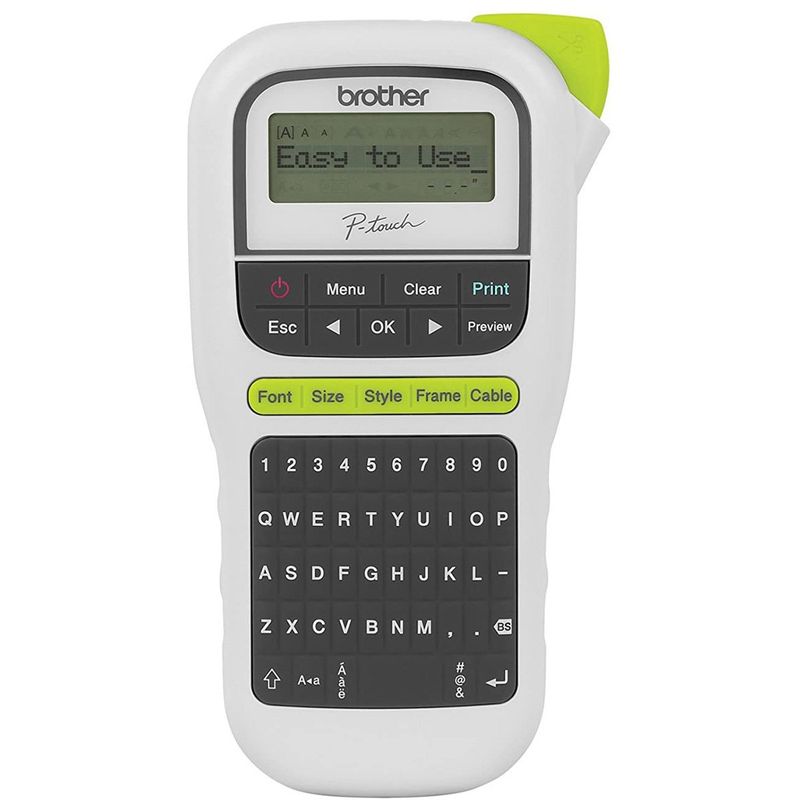 BROTHER - Rotuladora Portátil P-Touch Brother PTH110 Blanca