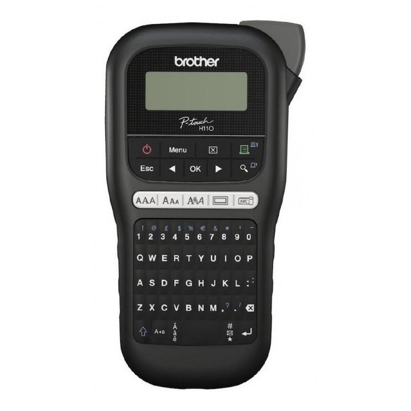 BROTHER - Rotuladora Portátil P-Touch Brother PTH110 Negra