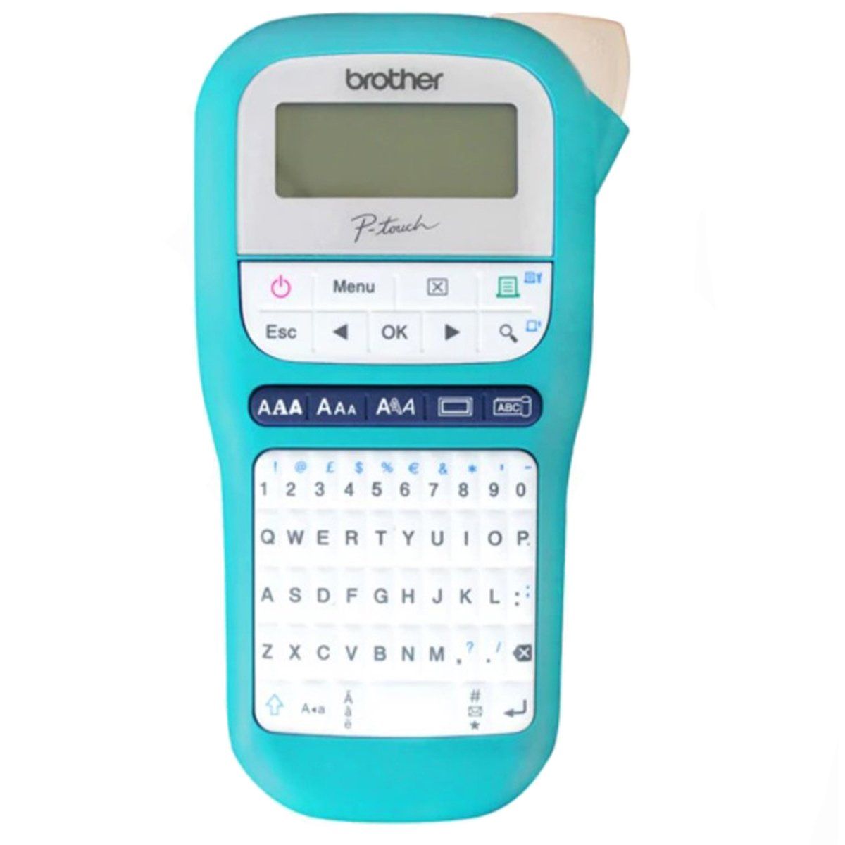 BROTHER - Rotuladora Portátil P-Touch Brother PTH110 Turquesa
