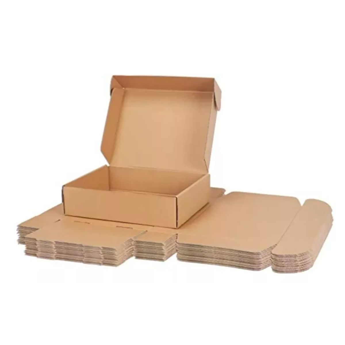 GENERICO - Caja Auto Armable Multiuso Reciclable 30x20x10 Pack 10 Und