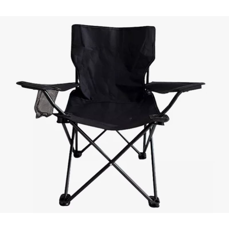 GENERICO - Silla Plegable De Playa Camping Con Bolso Y Posavaso