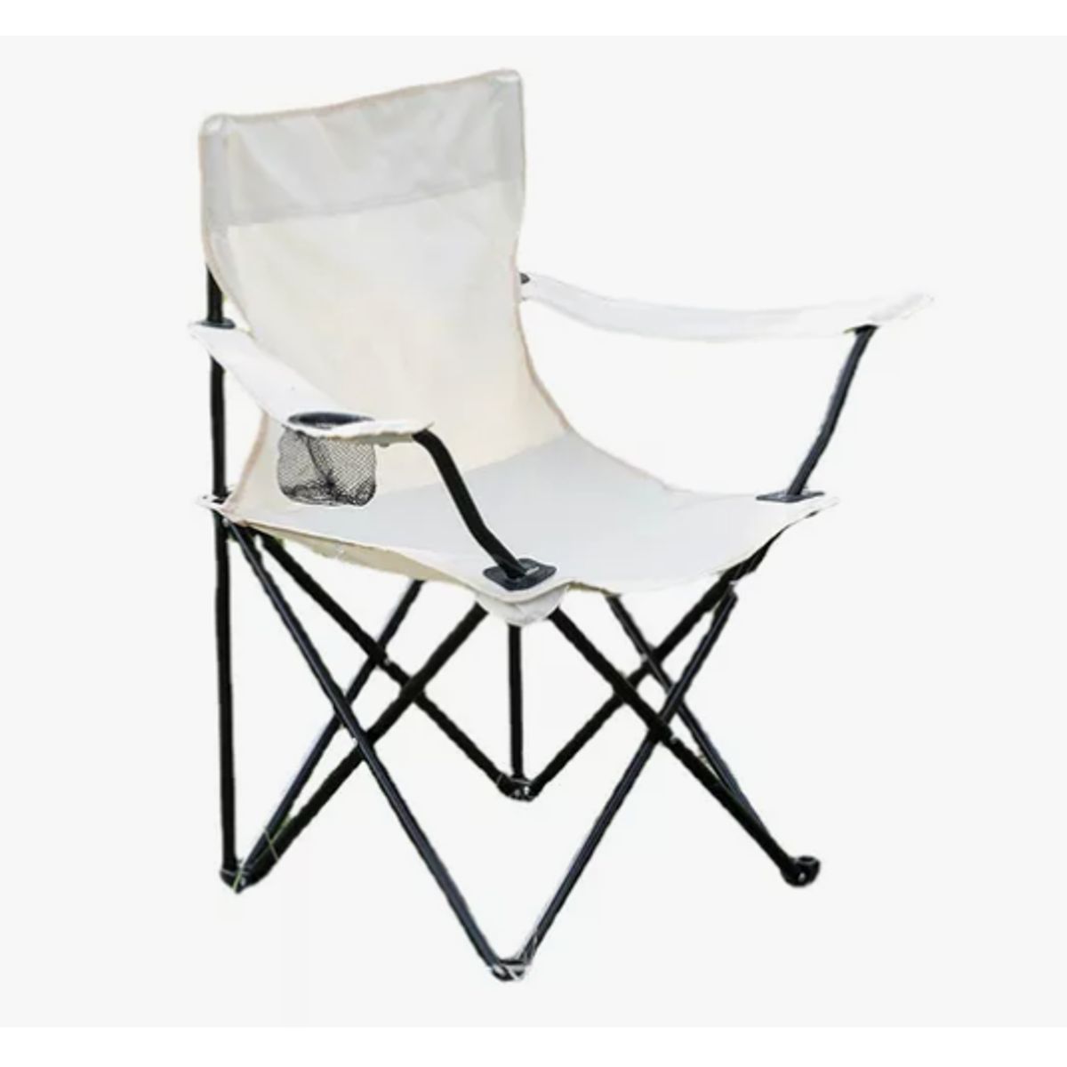 IDEEHOUSE - Silla Plegable De Playa Camping Con Bolso Y Posavaso
