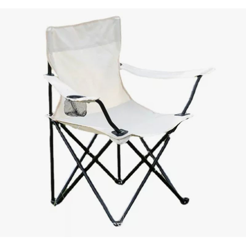 GENERICO - Silla Plegable De Playa Camping Con Bolso Y Posavaso