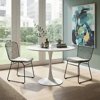 Comedor Mesa Eames Redonda 80cm