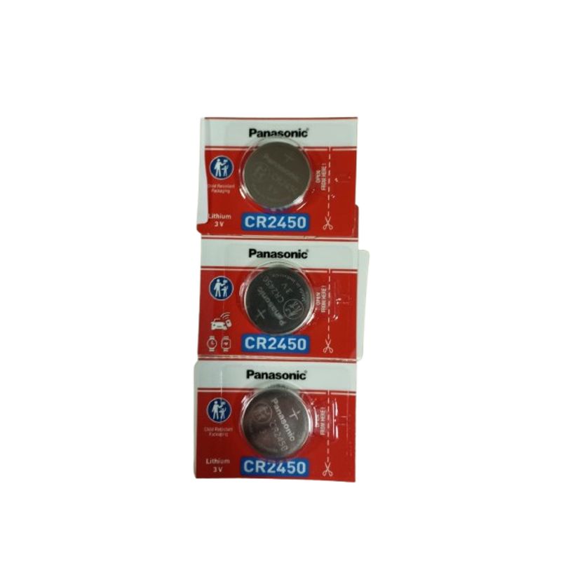 GENERICO - Pack 5  Pilas CR2450 Panasonic