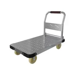 GENERICO - Carro Carga Yegua Plegable Plataforma Extra Grande 1100 Kg